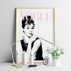 Модный трендовый плакат Одри Хепберн, холст, картина, модульные картины для гостиной, современные декоративные принты на стену