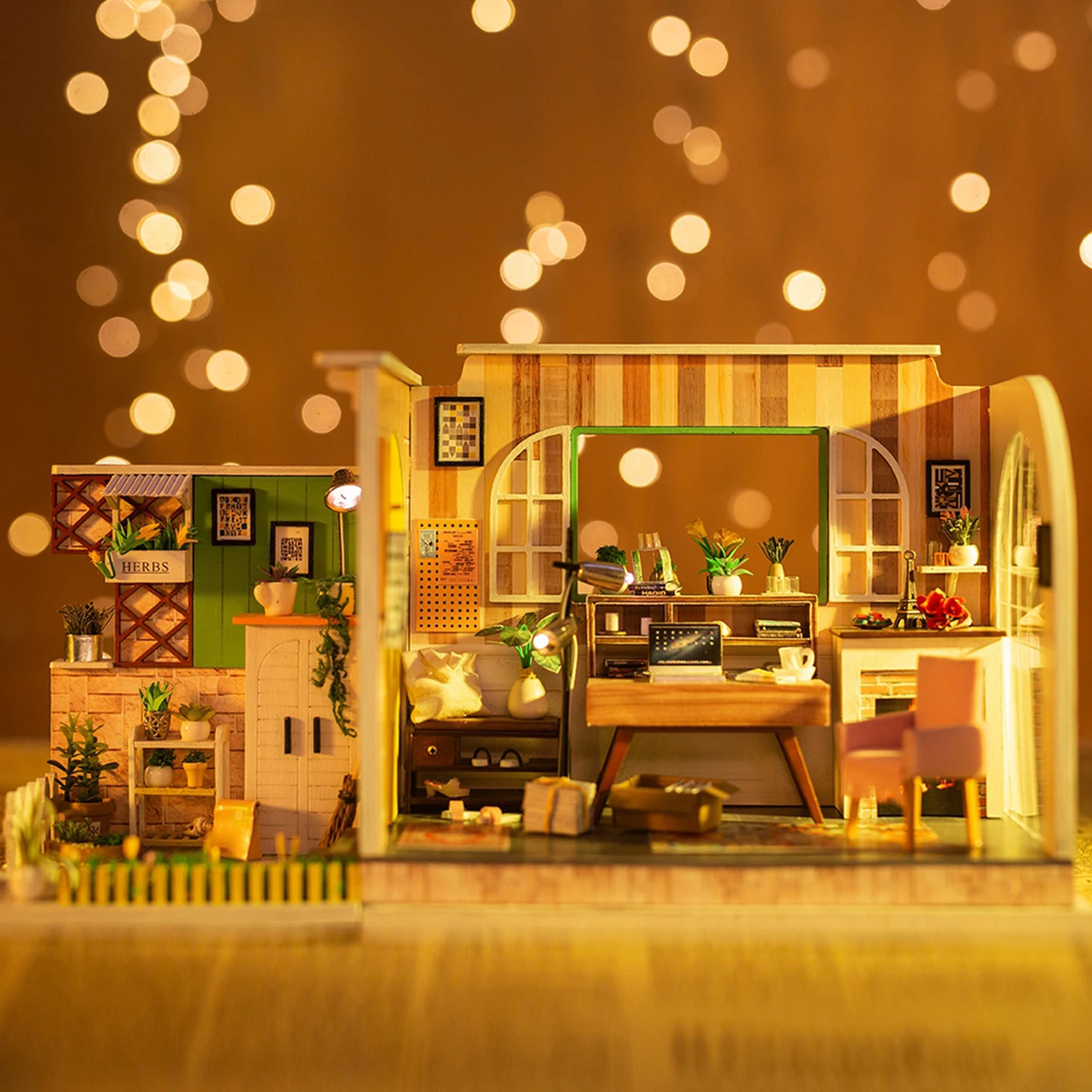

3D Dollhouse Miniature Kit Build Your own Crafting Hobby Project Xmas Gifts