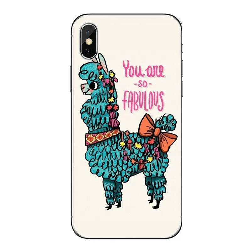 cute the alpacas Alpaca Christmas Silicone Phone Cases Covers For Samsung Galaxy A5 A6 A7 A8 A9 J4 J5 J7 J8 2017 2018 Plus Prime |