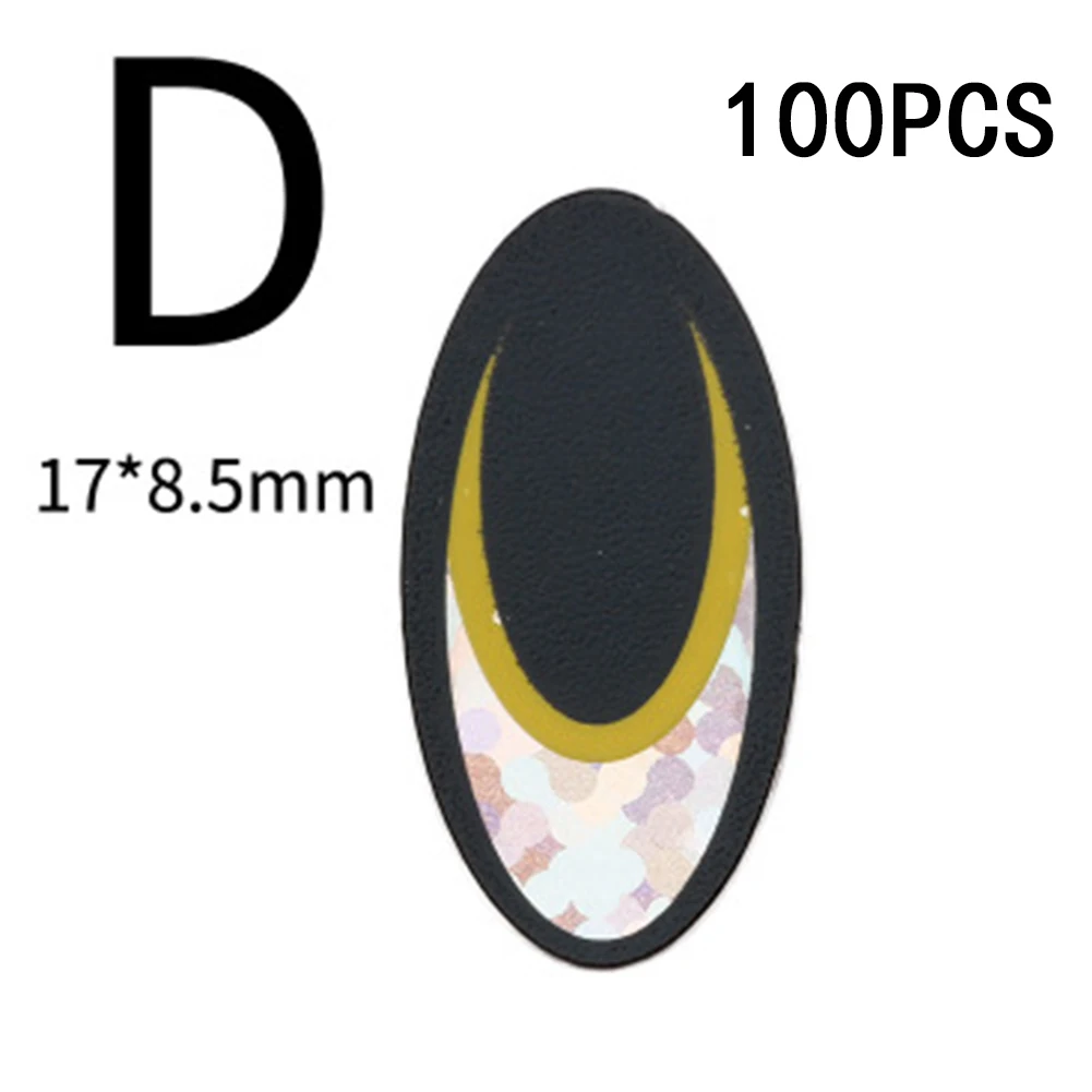 Luya искусственная приманка 3D имитация глазного яблока вспышка плоская наклейка