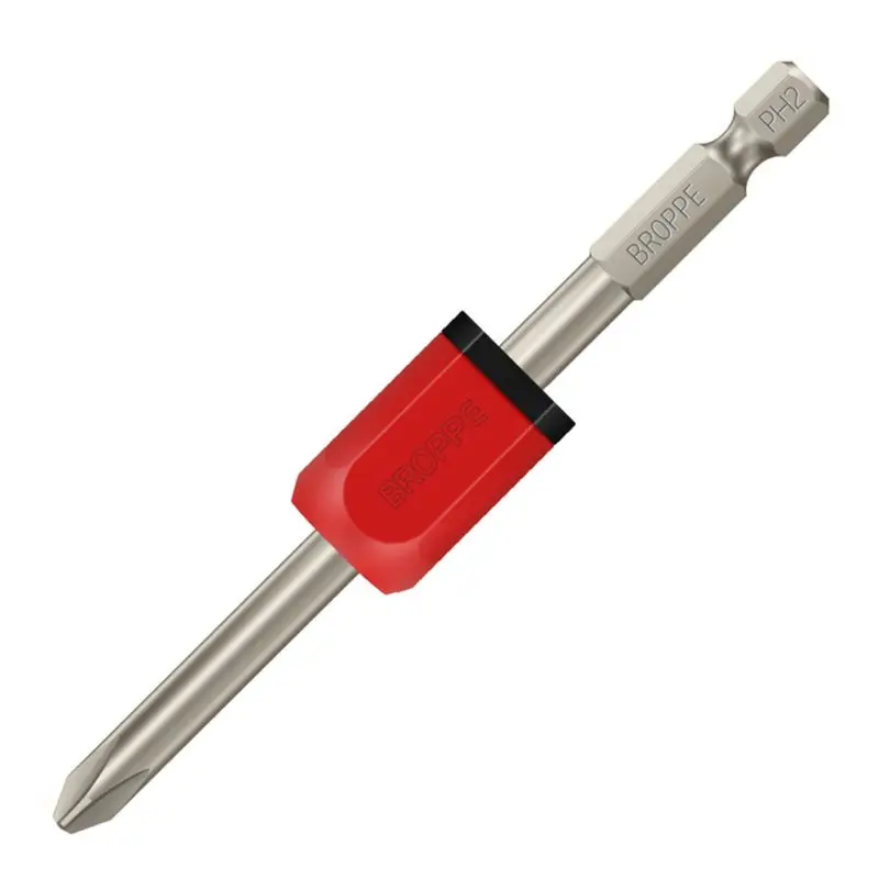 

Screwdriver Bits Magnetic Ring Sleeve 1/4\" 6.35mm Strong Magnetizer Screw Sleeve E7CB