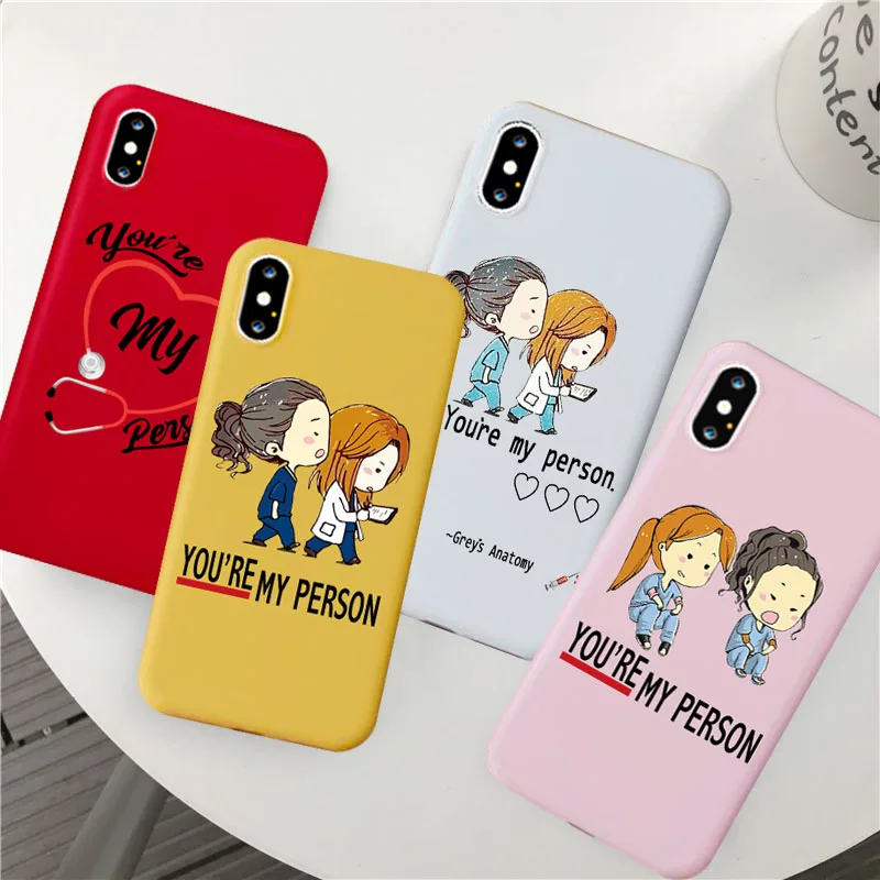 Анатомия с принтом You Are My человек телефон чехол для IPhone 12 11 Pro Max X XS XR макс 7 8 плюс SE2
