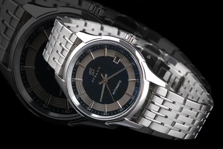 

Brand watches automatic mechanical movement show at back watches for man stainless steel casual watches top quality A140