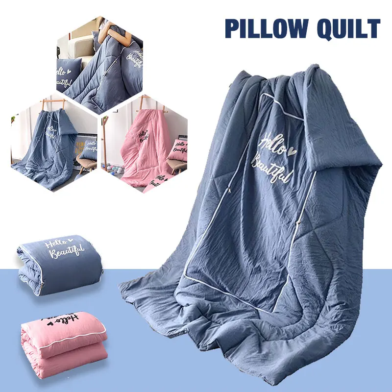 

Quilt Cushion Pillow Bedroom Hotel Winter Comfortable Soft Home Textile Cotton
