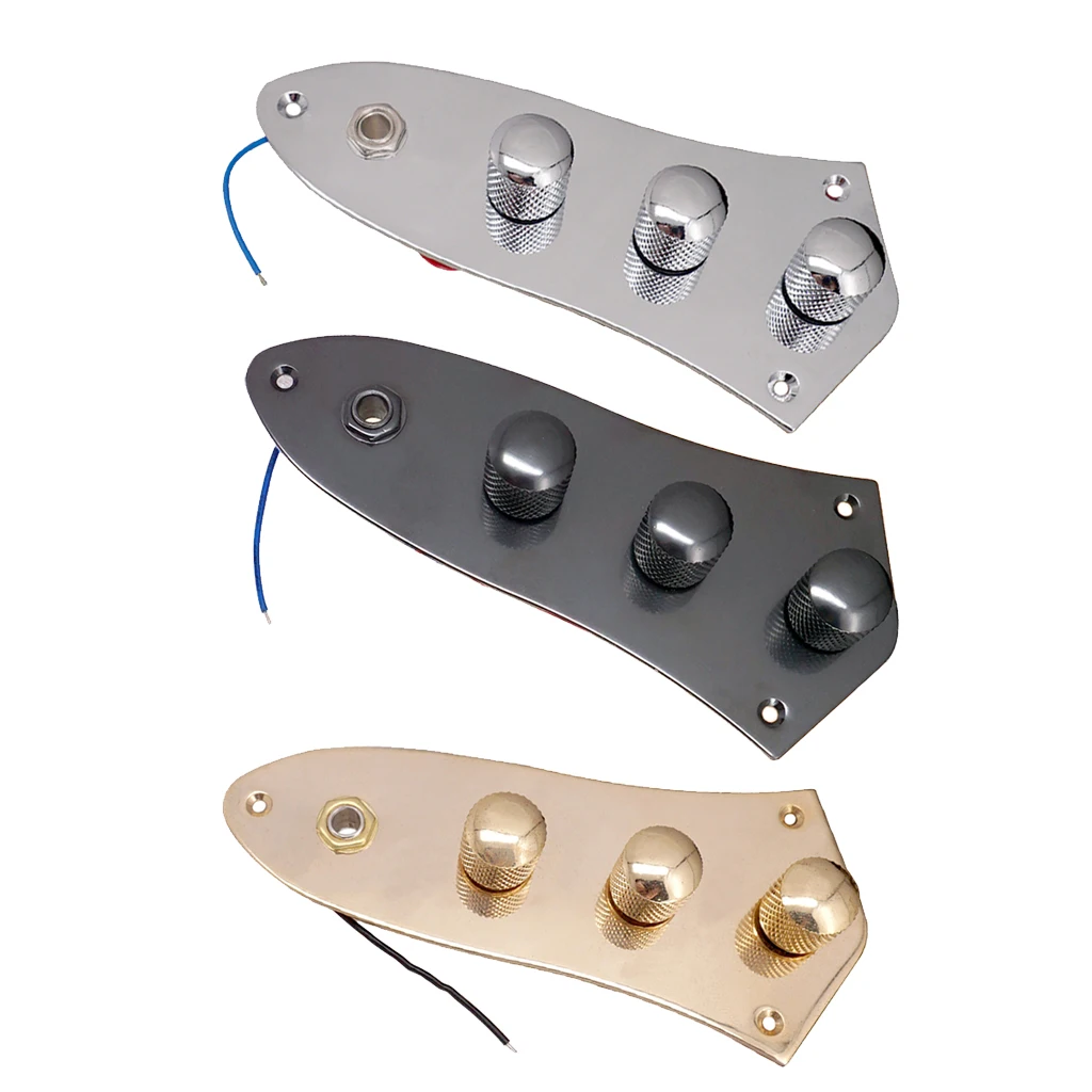 Металлическая Проводная 3 полосная плата для JB Jazz Bass Parts|Детали и аксессуары