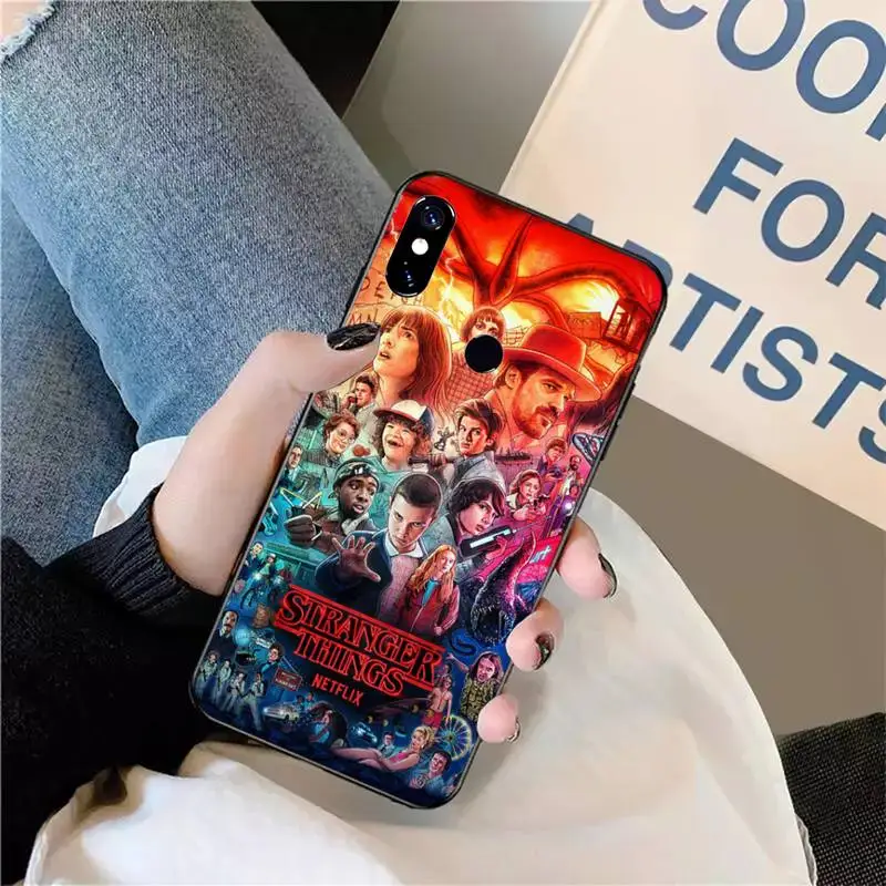 

cosas gratis Stranger things Phone Case For Xiaomi Redmi note 7 8 9 t max3 s 10 pro lite coque funda shell cover