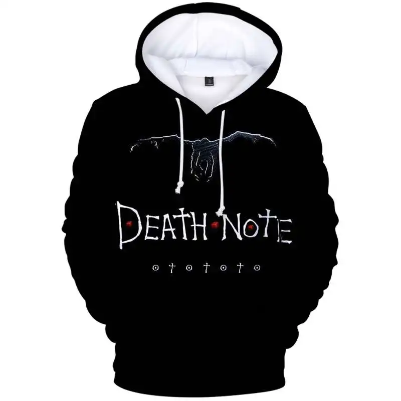 

Толстовка Мужская/женская с капюшоном и принтом «Death Note»