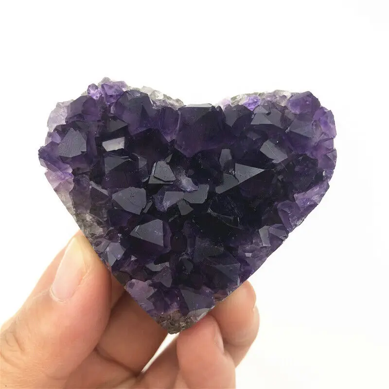 Природные камни и минералы Уругвайский Аметист природные вырезанные вручную Geode