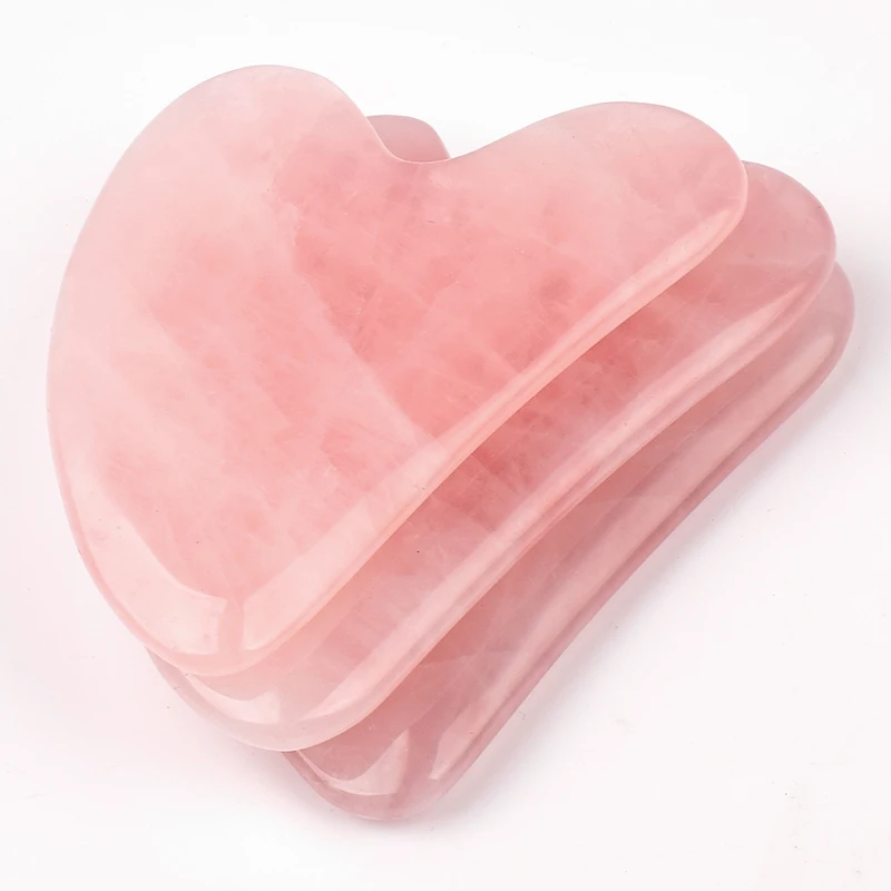 

массажеѬ для лиа Natural Rose Quartz Jade Guasha Stone Board Massage Resin Jade Gua Sha Scraper Lifting Remover Beauty Care