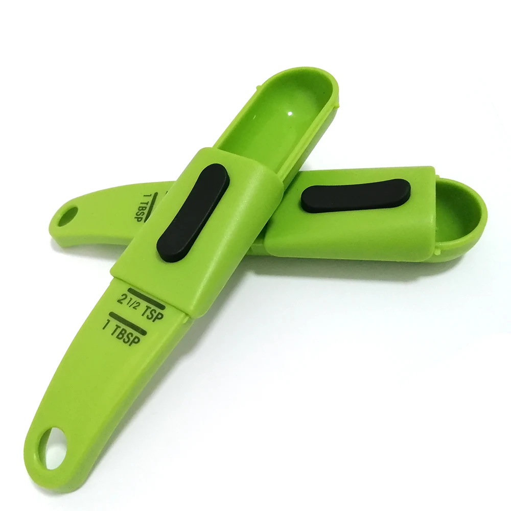 Мерная ложка с двойным концом, восемь киосков, мерные ложки с регулируемой шкалой, измерительные ложки для выпечки, кухонные принадлежности