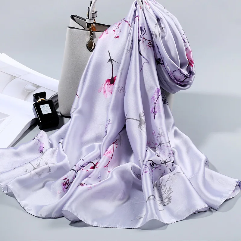 

2020 New Oversize Scarf Women Spring Autumn Winter Middle-Aged Shawl Long dual-Use Joker Mother Gift Scarves Muslim Headscarf