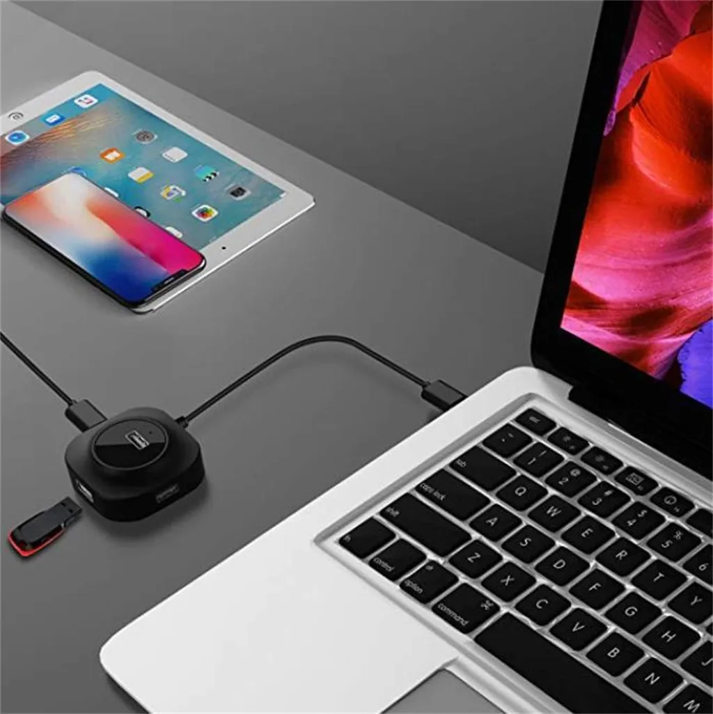 Высокое качество горячий usb-хаб несколько 2,0/3,0 мульти-хаб расширитель 4 порта концентратор для ПК ноутбука покупки