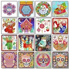 5D DIY бриллиантовый рисунок Рождество Набор для вышивки Мозаика Искусство Картина стразы украшение для дома подарок