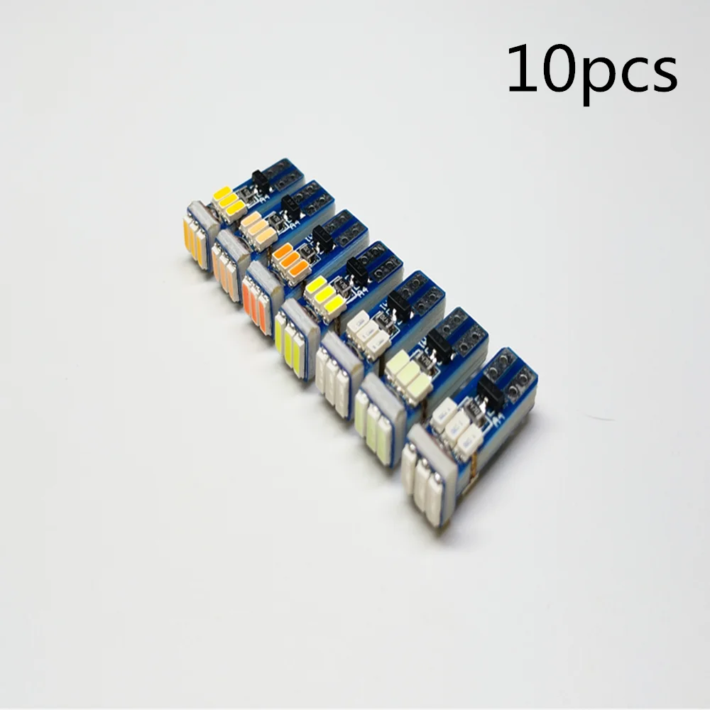 

10PCS T5 Led W3W Meter Bulb Instrument Dash Lights 73 74 17 27 Auto Interior Neo Wedge Dashboard Dash Side Lamp Signal Bulb