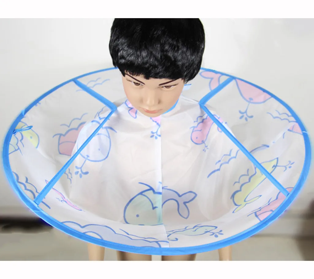 Детский плащ для стрижки волос накидка платье салон Парикмахерская стрижка