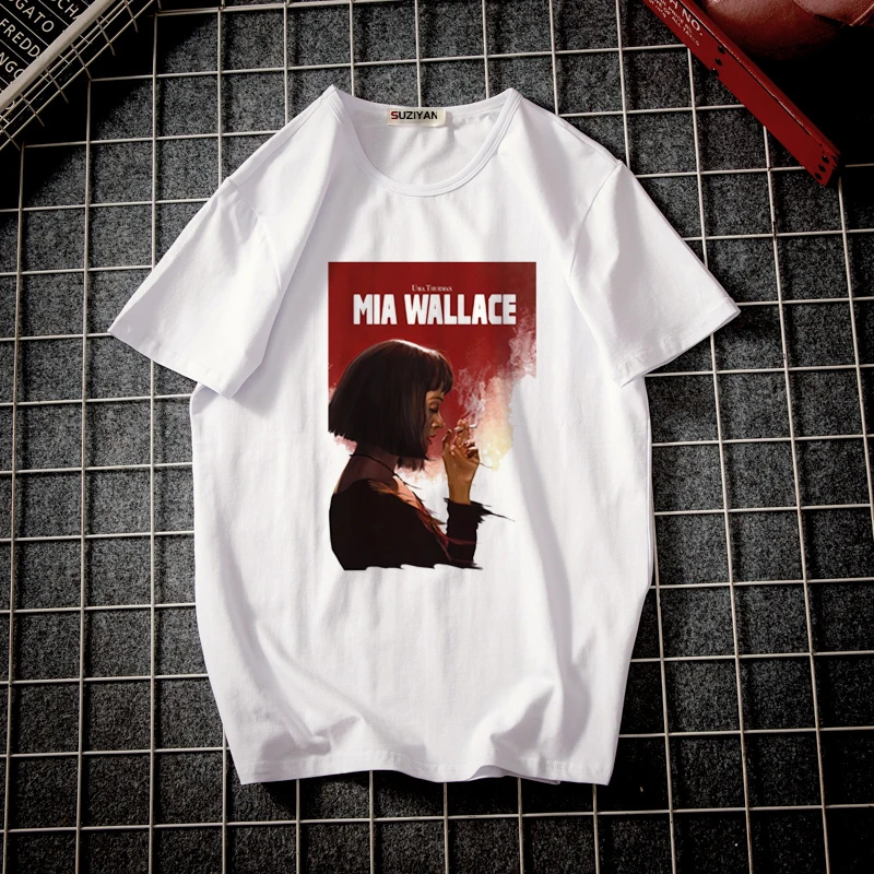 Cool aesthetic printed t-shirts summer high street moto style women tops tee Cosmic Harajuku women's new fashion cartoon |