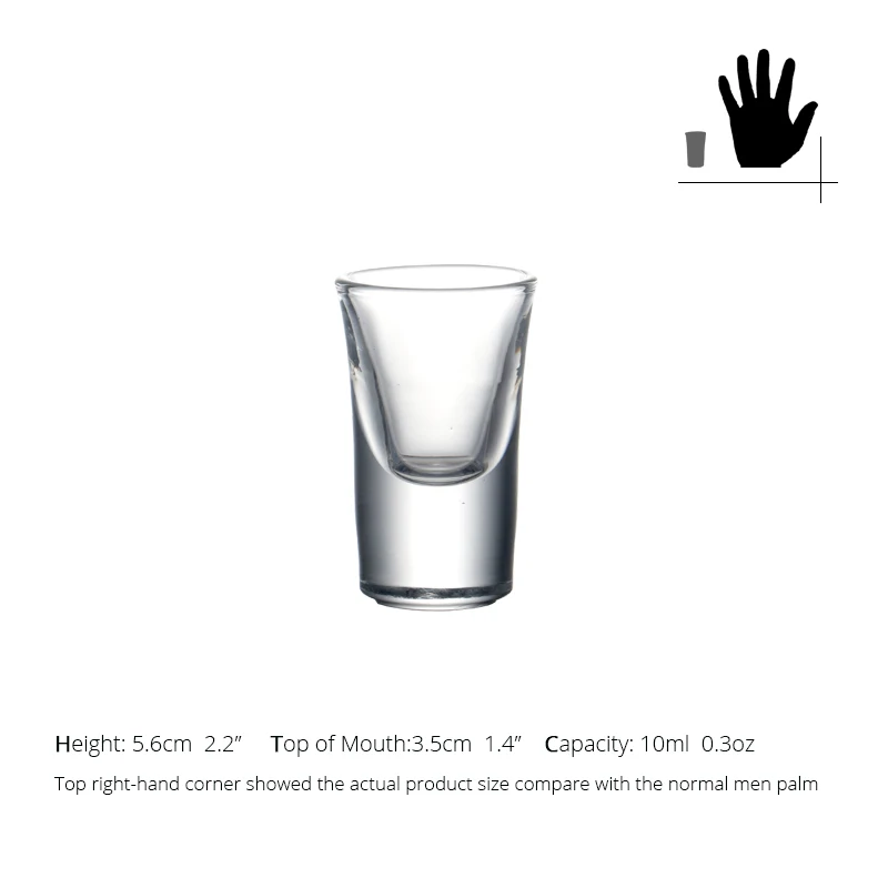 Набор из 6 0 5 унций тяжелых стеклянных стаканов без свинца для бара вечерние 12