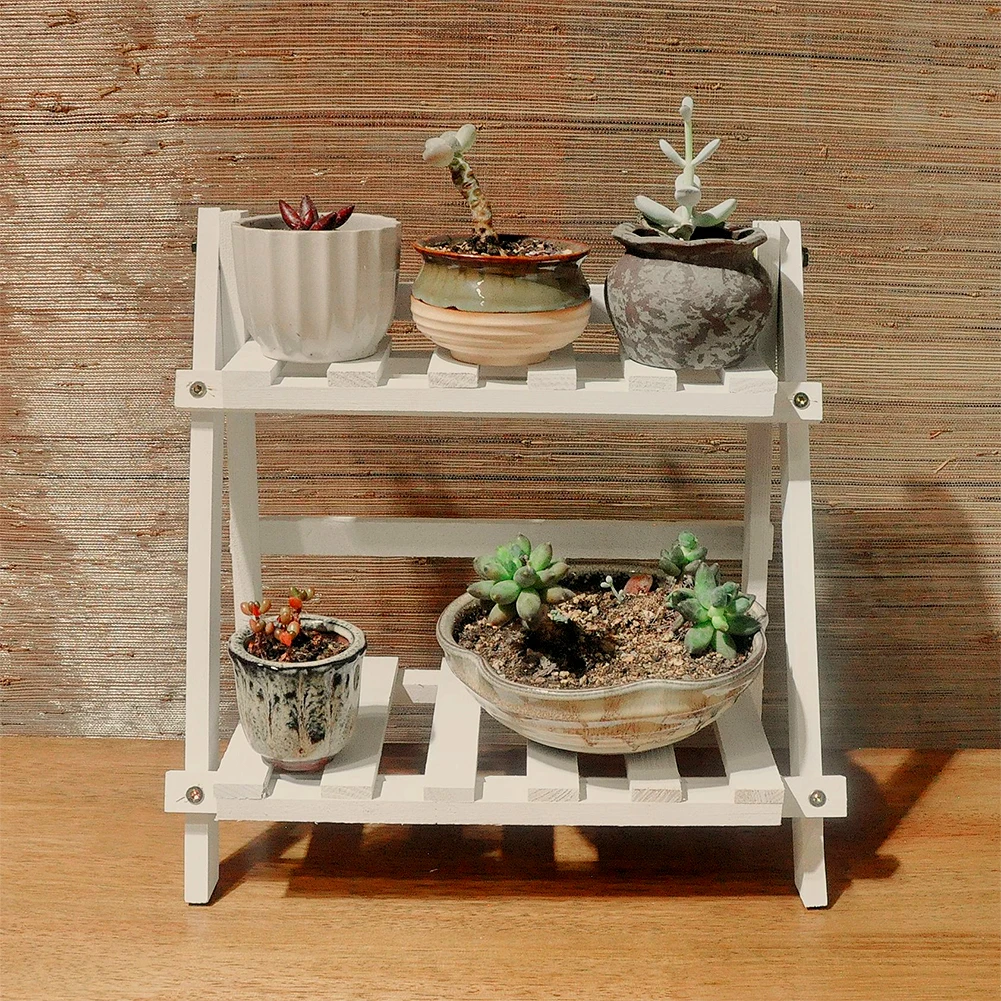 Plant Display Stand Multi Tier Indoor Living Room Wooden Shelf Free Standing Garden Flower Holder Bonsai Storage Rack | Мебель