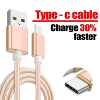 nylon usb type c data sync charger cable for samsung galaxy a51 a71 s20 s10 s10e s9 a50 a70 usb type c cable fast charging cable