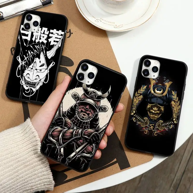 

Japanese samurai oni mask Phone Case For iphone 12 11 13 7 8 6 s plus x xs xr pro max mini