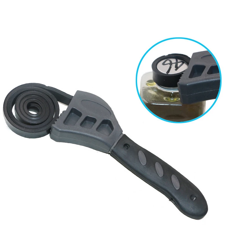 

Multi-function 50CM Rubber Belt Wrench Adjustable Bottle Opener Auto Oil Filter Car Repair Spanner Hand Tools HK3