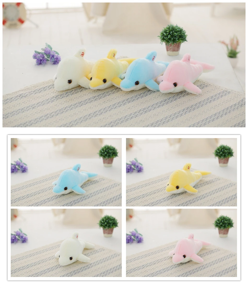 34CM Creative Toy Luminous Pillow Girls Led Cushion Toys Kids Colorful Plush Light Gift Stuffed Soft Glowing Children For Stars