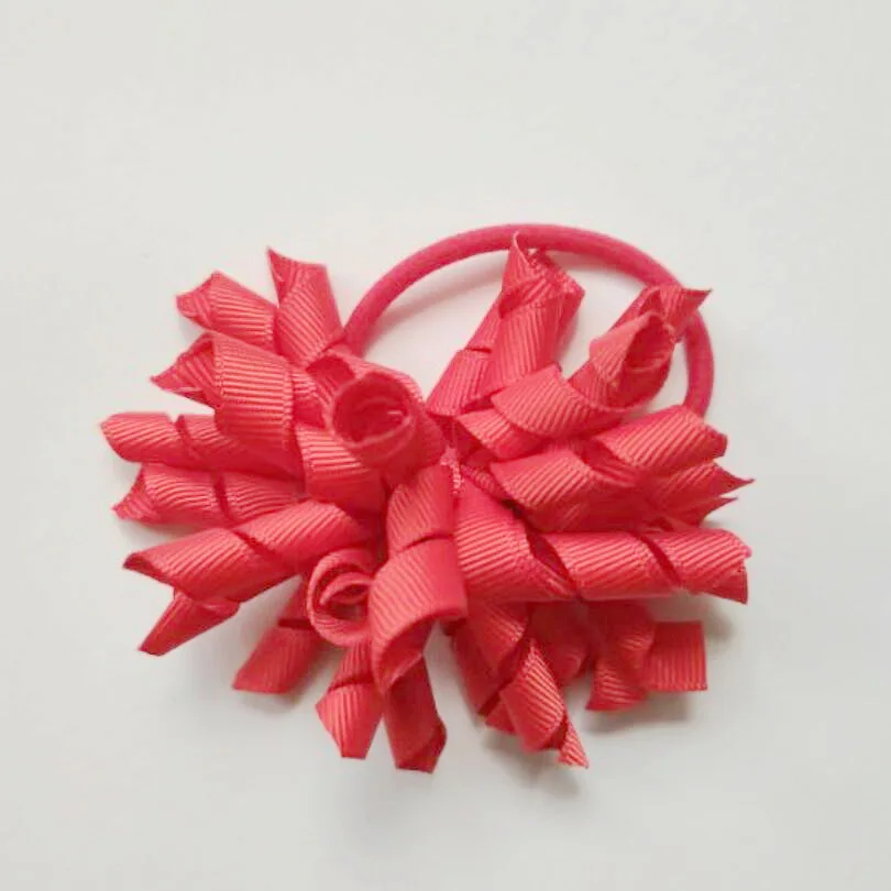 Предмет гордости банты волосов зажимы типа крокодил Curl кисточкой фигурная лента