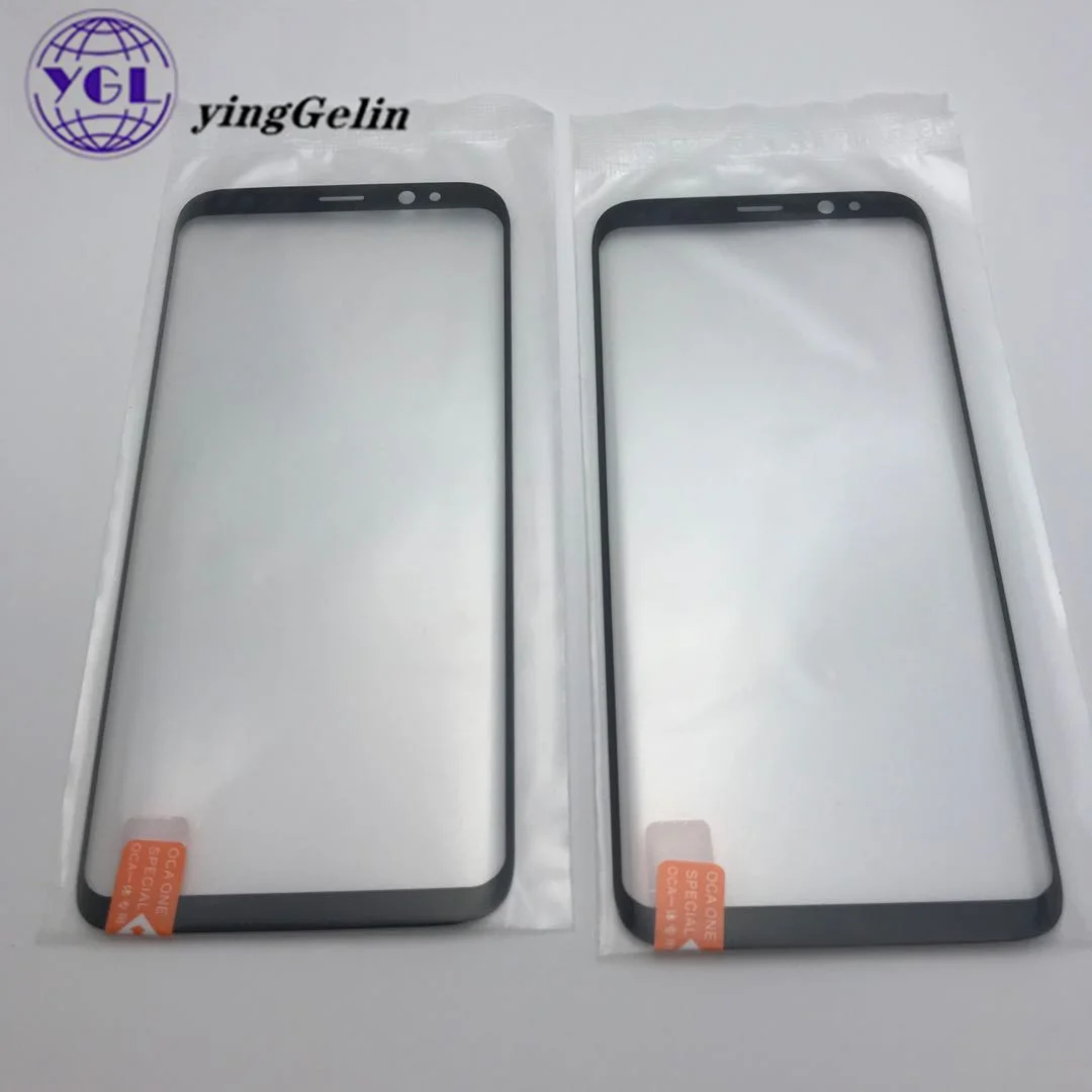 

10 pcs /lot original quality s8 front glass with oca For Samsung Galaxy S8 Plus S9 Plus S10 plus S10 S20 S20 plus Note 9 note 8