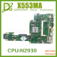 x553ma laptop motherboard for asus x553ma x553m k553m a553ma d553m f553ma original mainboard with n2930 2 core cpu 100 working