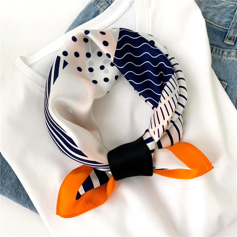 

Платок женский из 100% чистого шелка, летний, с принтом