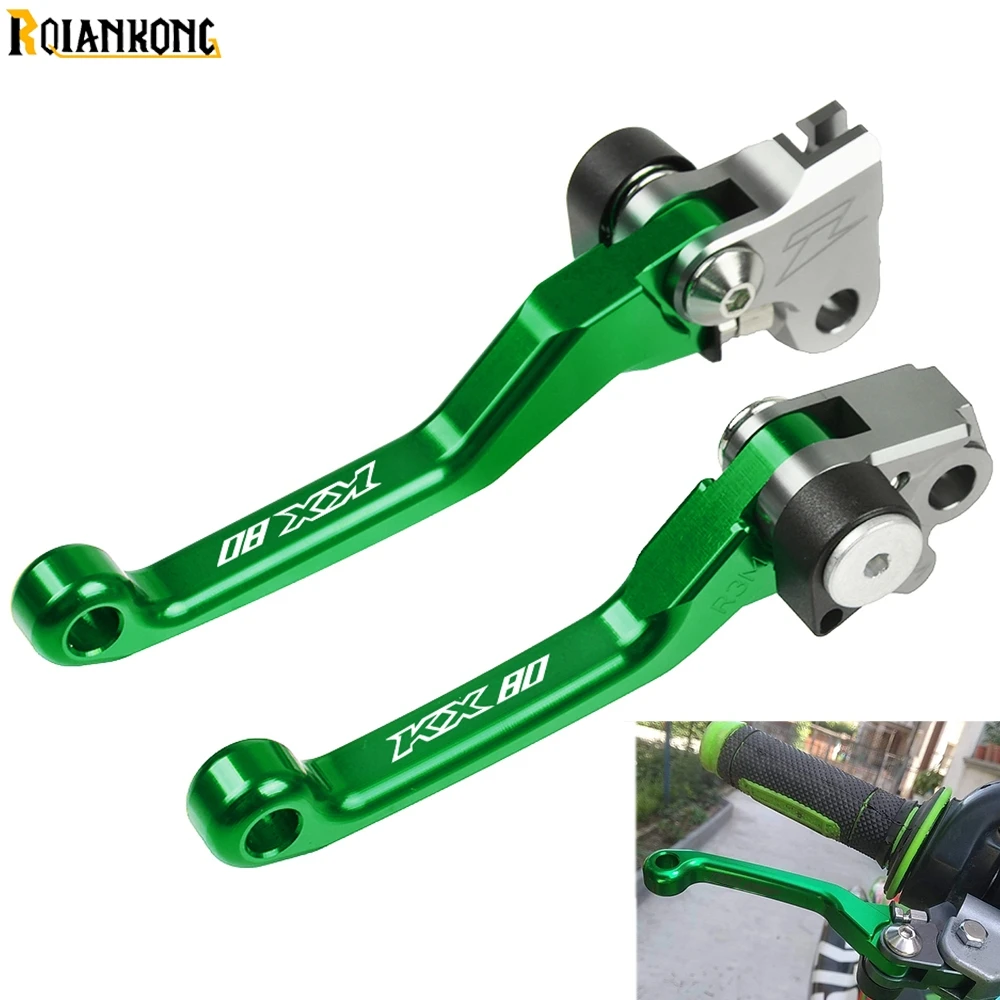 Для Kawasaki KX80 2000 2011 2012 2013 2014 2015 2016 2017 2018 KX 80 Байк тормоза мотоциклов сцепные рычаги
