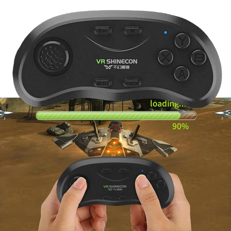 10p Bluetooth-compatible Gamepads Game Controller Joystick Remote Shutter Wireless VR Rocker For iOS Android Smartphone TV Box