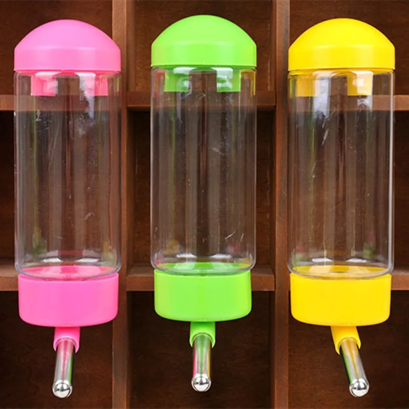 

400 мл простой подвешиваемый дозатор воды для домашних животных щенков собак кошек автоматическая подача воды портативная бутылка воды для ...