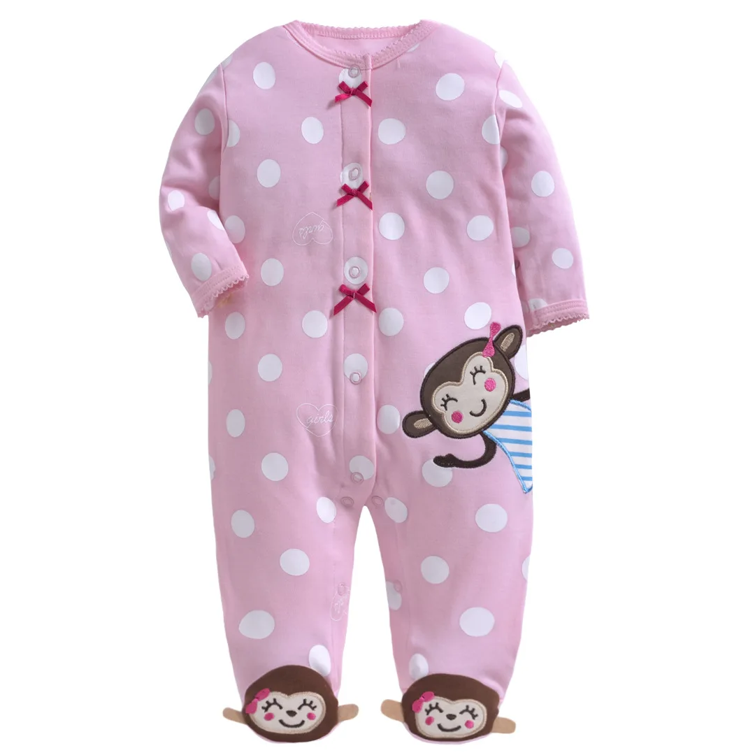 Милые носки со львом для малышей Комбинезоны новорожденных хлопка костюм