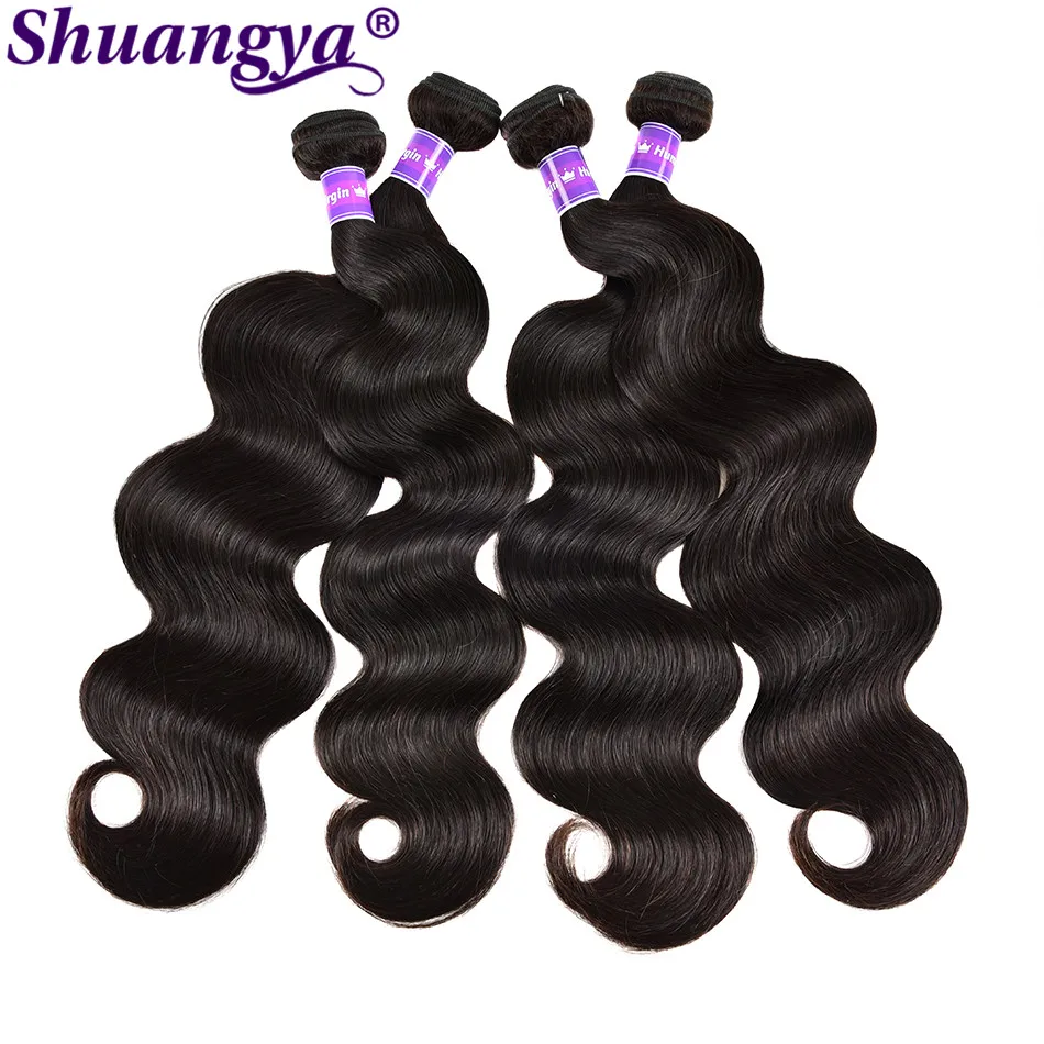 Wholesale Price Bundles Deals Peruvian Body Wave Hair 100% Human Unpressed Virgin Shuangya | Шиньоны и парики