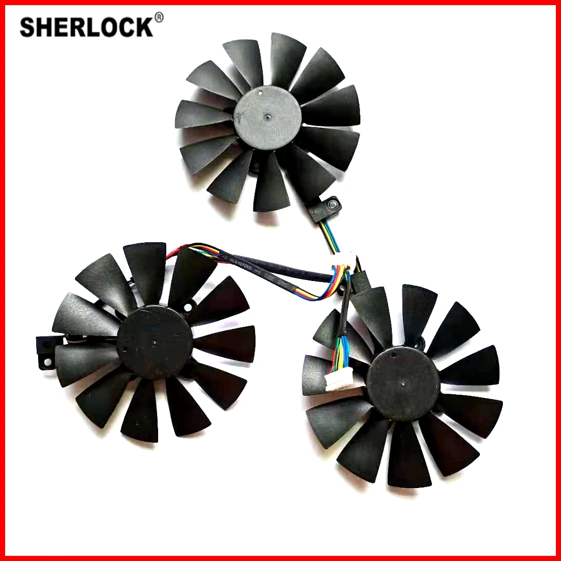 

NEW FDC10U12S9-C FDC10H12S9-C 3pcs/lot 87mm 6pin for ASUS GTX1060 1070 1080 RX480 580 GTX980Ti graphics card fan