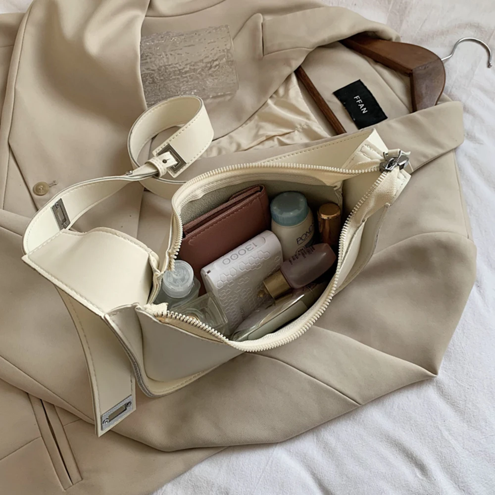 

Designer Irregular Small Pu Leather Crossbody Bags for Women 2021 Fashion Branded Solid Color Shoulder Bag Handbags and Purses