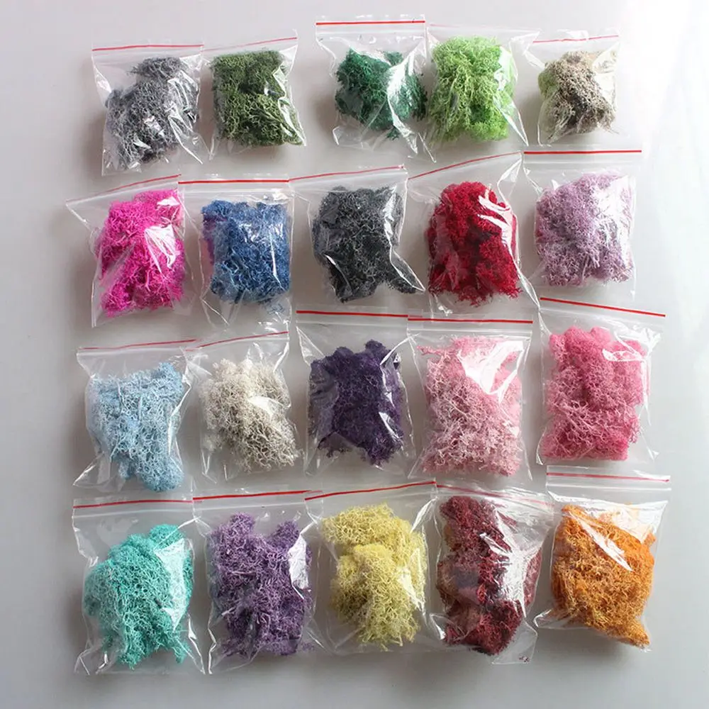 1 сумка искусственный сушеный олень мох для цветов Трава корзина растение