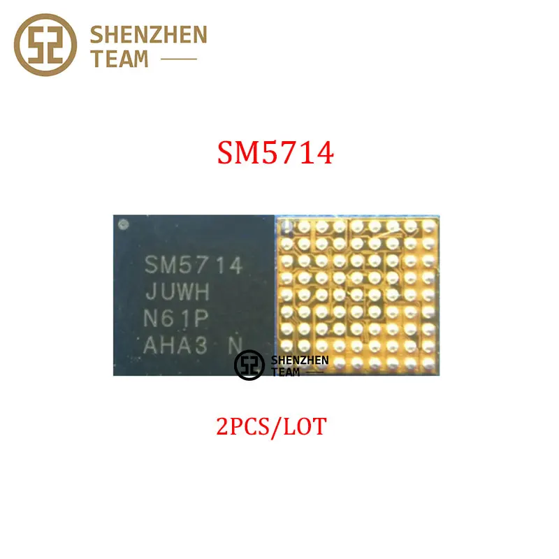 SZteam 2Pcs/Lot SM5714 Charging Audio Display IC Module Chip For Samsung A8S G8870 Integrated Circuits Replacement Part Repair | Мобильные