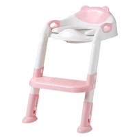 high quality pp folding toilet ladder adjustable trainer seat potty for baby comfortable toilet training seats baby care tools