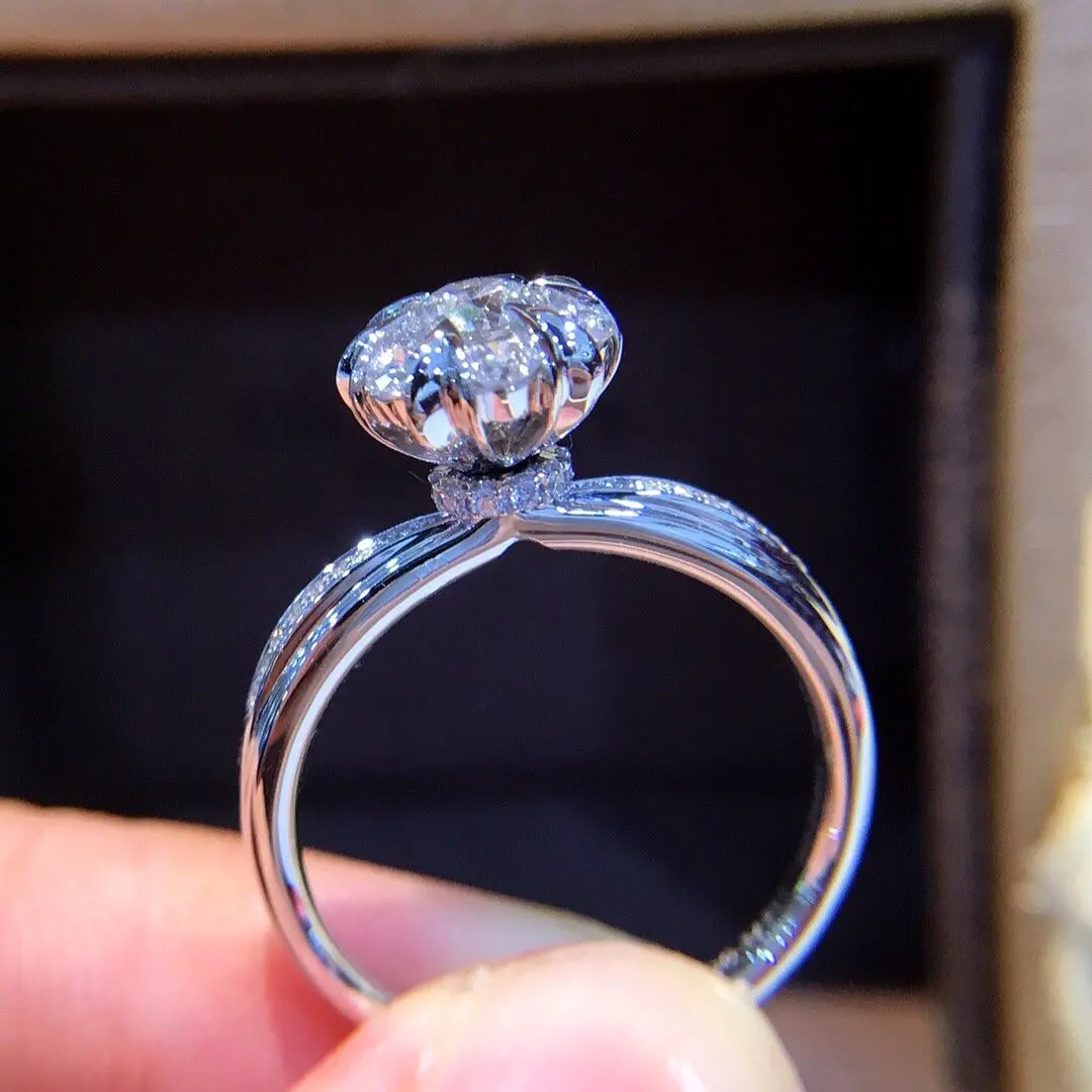 Кольцо из чистого золота 18 К золото 750 пробы хорошее красивое высококлассное