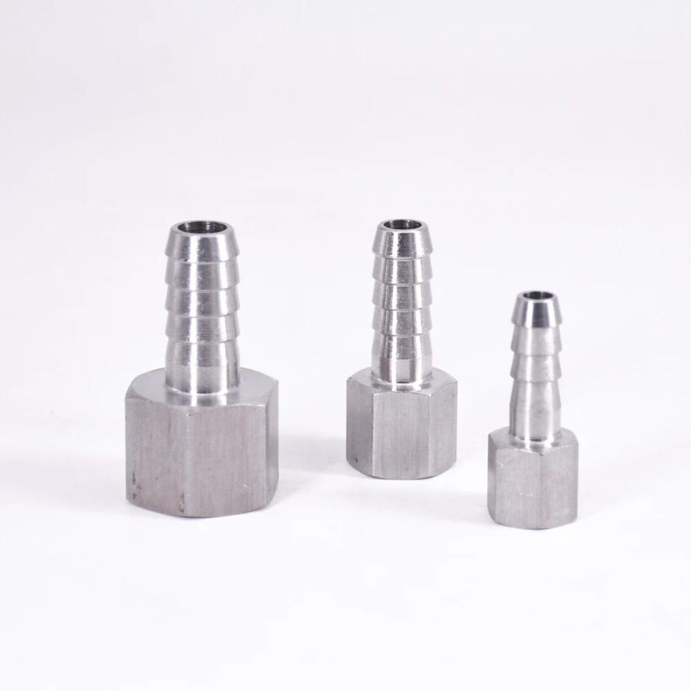 Штуцер для шланга высокого давления 1/8 дюйма 1/4 3/8 1/2 BSPP мама x подходит 6 8 10 12 мм