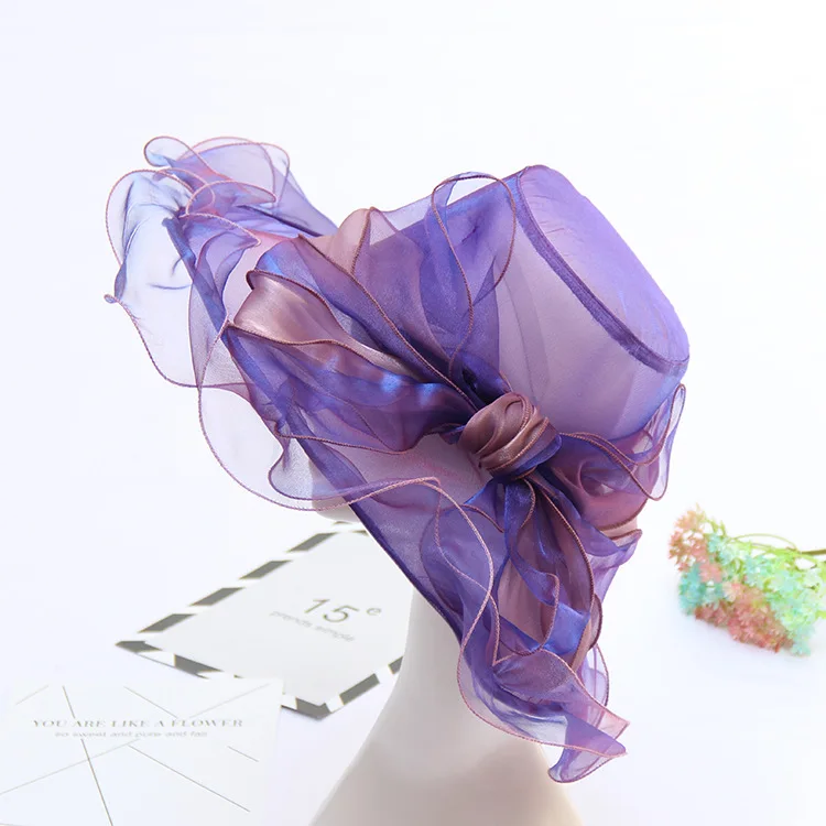 Шляпа от солнца женская летняя шляпа ультрафиолета Fedora европейские и