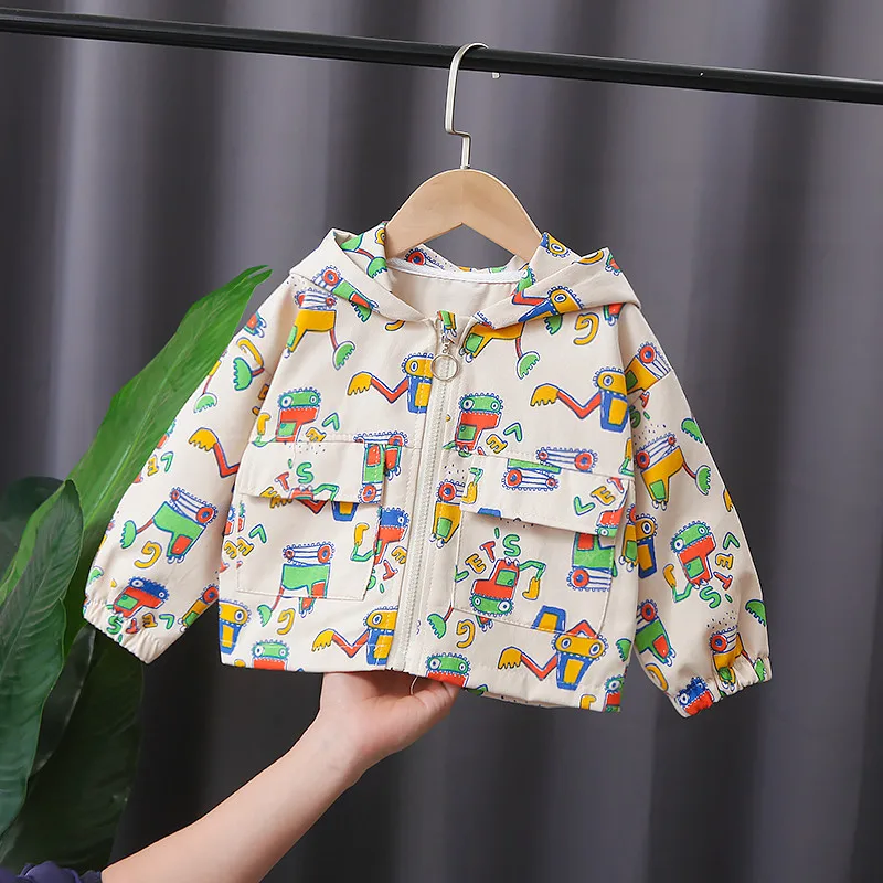 Spring Autumn Baby Outwear Boys Coat Children Boys Clothes Kids Sweater Infant Sweatershirt Toddler Jacket SUIT Outwear 0-5 Year