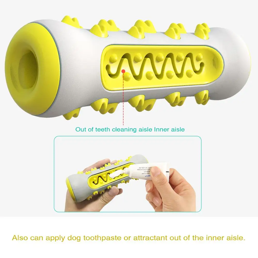 Pet Dog Chew Toy Molar Toothbrush Toys Cleaning Teeth Safe Elasticity Soft TPR Puppy Dental Care Extra-tough | Дом и сад