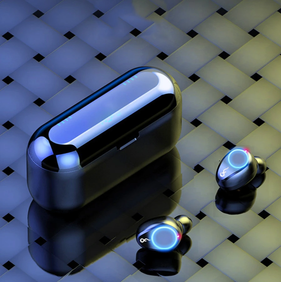 

F9-8 touch breathing lamp TWS headset wireless headset touch digital display F9 true for airpoddings sports for airpoddings