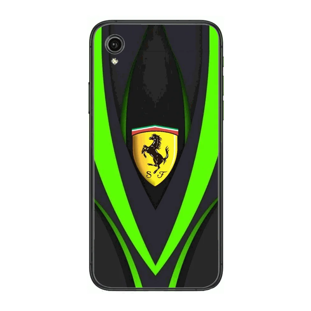 

Supercar Luxury car Ferrari Italy Style Phone Cases cover For VIVO X50 30 Y97 91 93 85 83 81 79 73 V 17 15 9 S7 U3X black