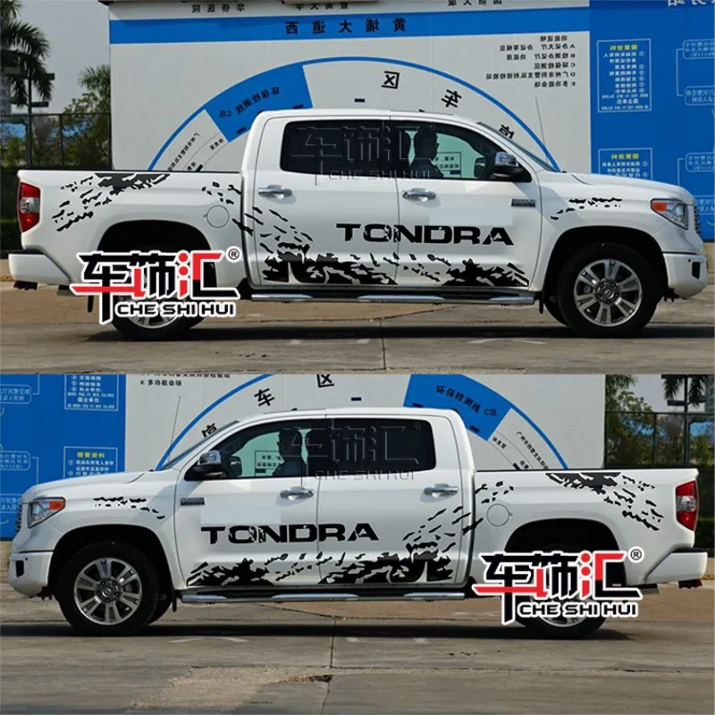 

Стикеры для пикапа Toyota Tundra body outdoor, персонализированные модные спортивные наклейки на заказ