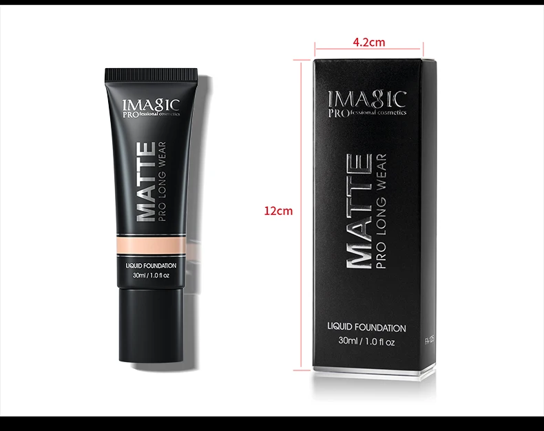 30 мл основа под макияж Матовая жидкая масла Управление длительный легко для