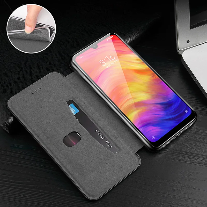 Кожаный флип-чехол для Xiaomi redmi note 7 Магнитная подставка-чехол на xaomi redmi note 5 6 Pro карта кошелек защитный чехол